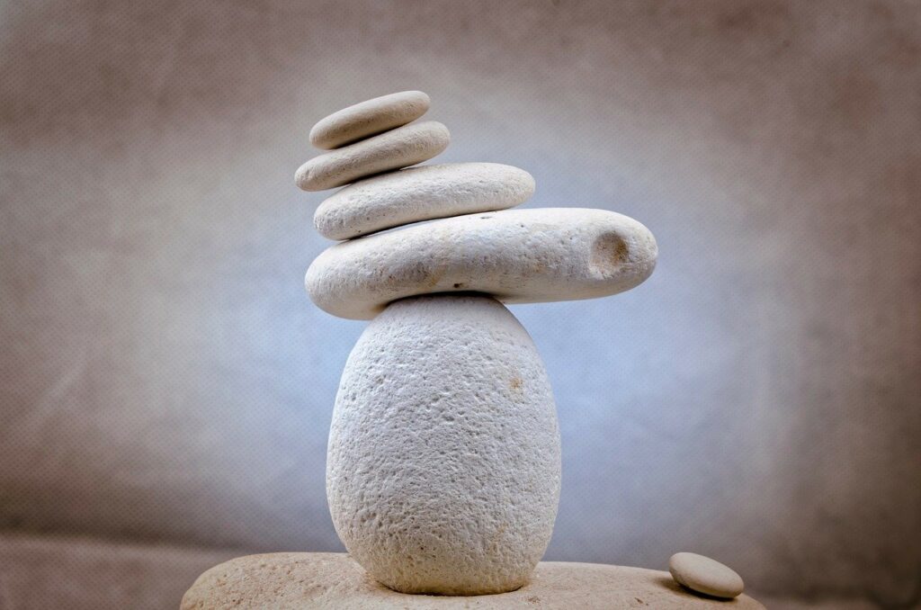 stone, zen, white